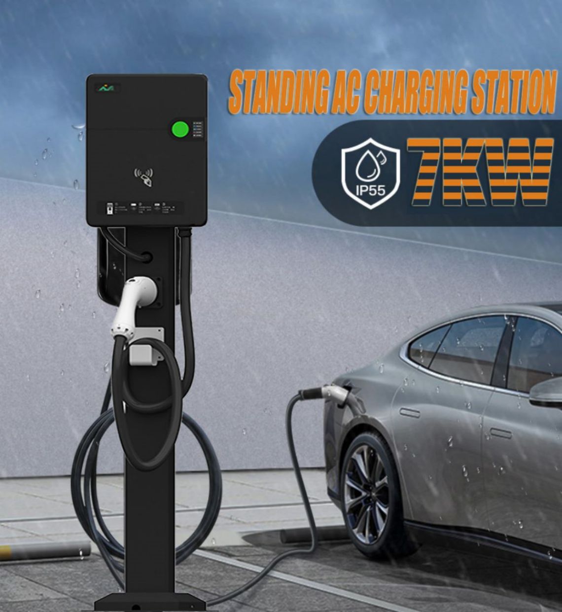 ایستگاه شارژ EV برقی ماشین برقی AC سریع ایستگاه شارژ