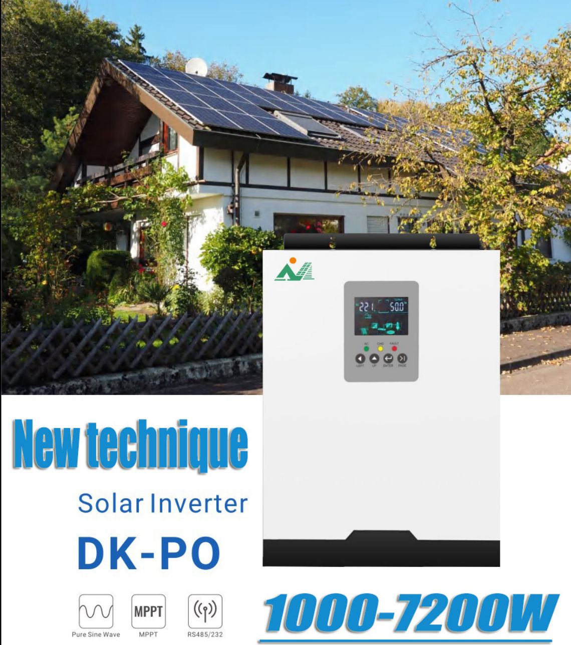 Inverter hibrid i energjisë diellore