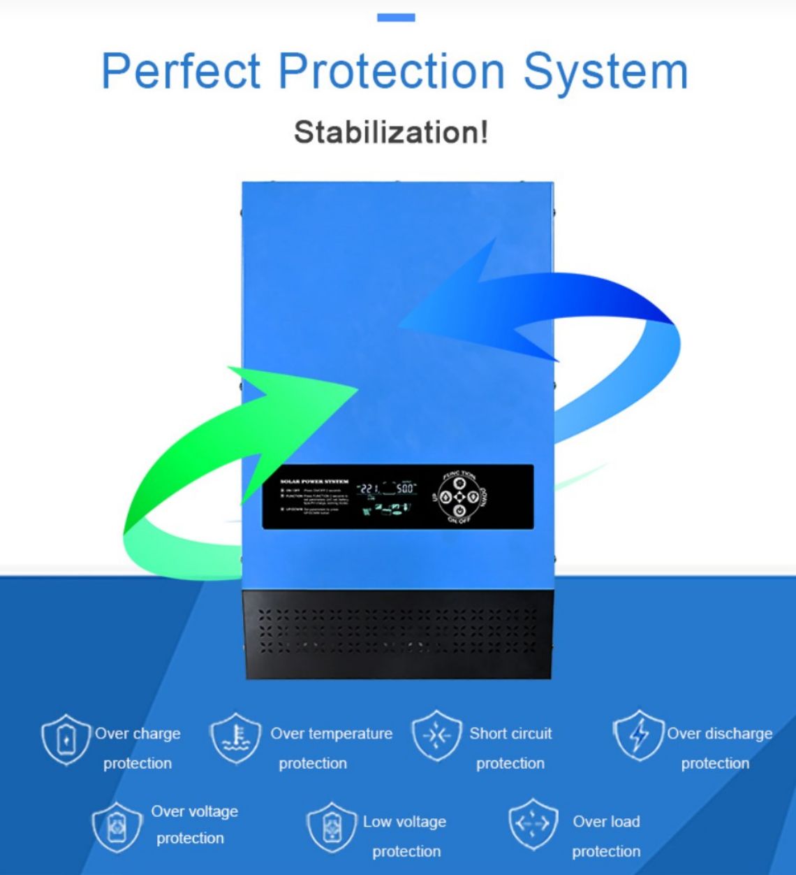 Hybrid inverter solar power inverter