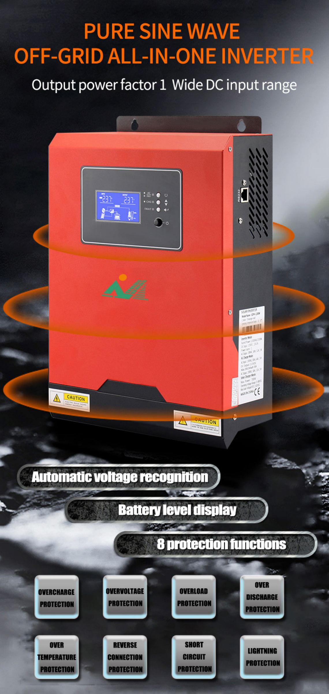 Hybrid inverter SOLAR POWER INVERTER