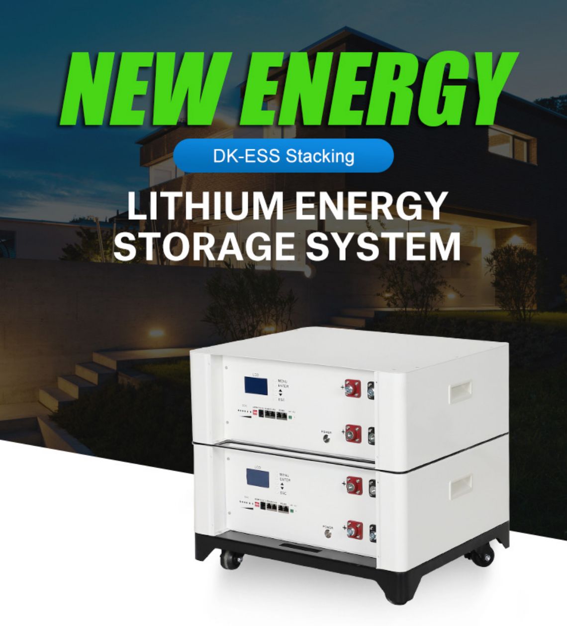 Stack litij baterijski sustav za pohranu energije