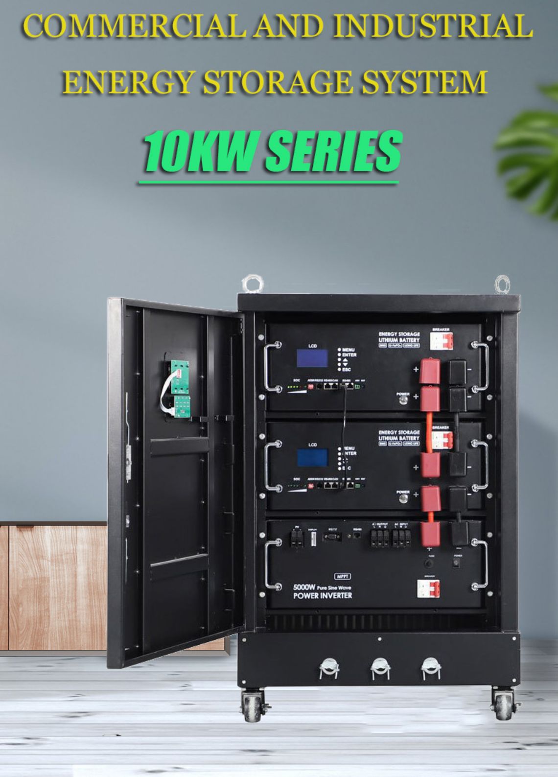Baterie cu litiu de stocare a energiei pentru rack/cabinet