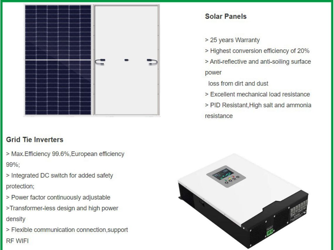 solar power，Sa grid solar system