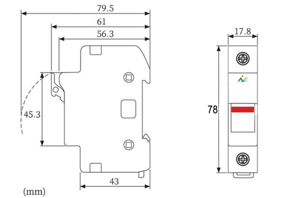 fusible de CC para solar