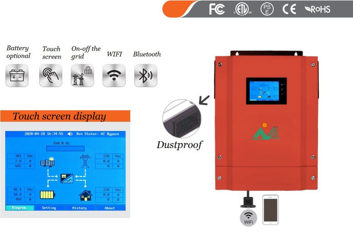 Hybrid inverter SOLAR POWER INVERTER