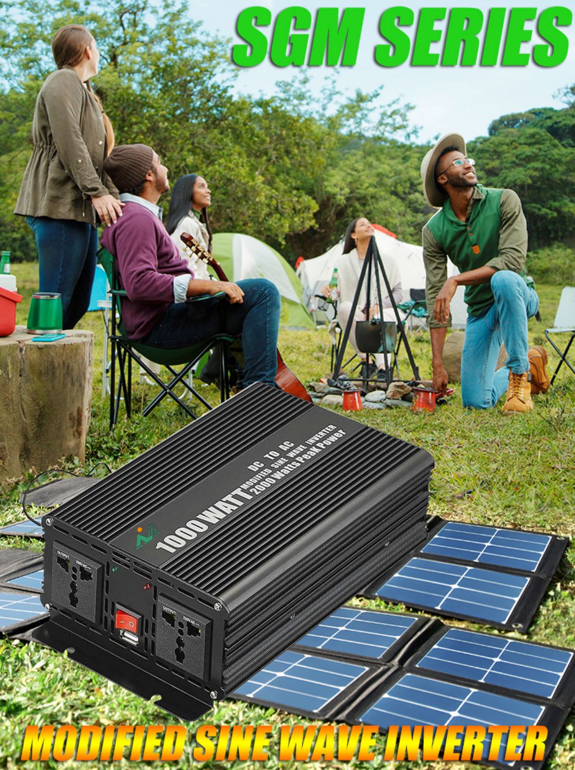 I-inverter ye-wave inverter yamandla eguquliwe