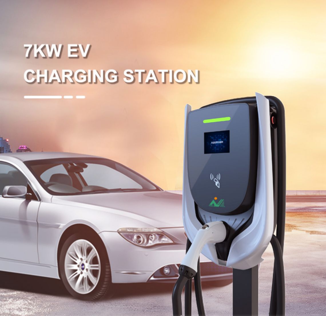 EV panimalay sa salog matang AC charging station