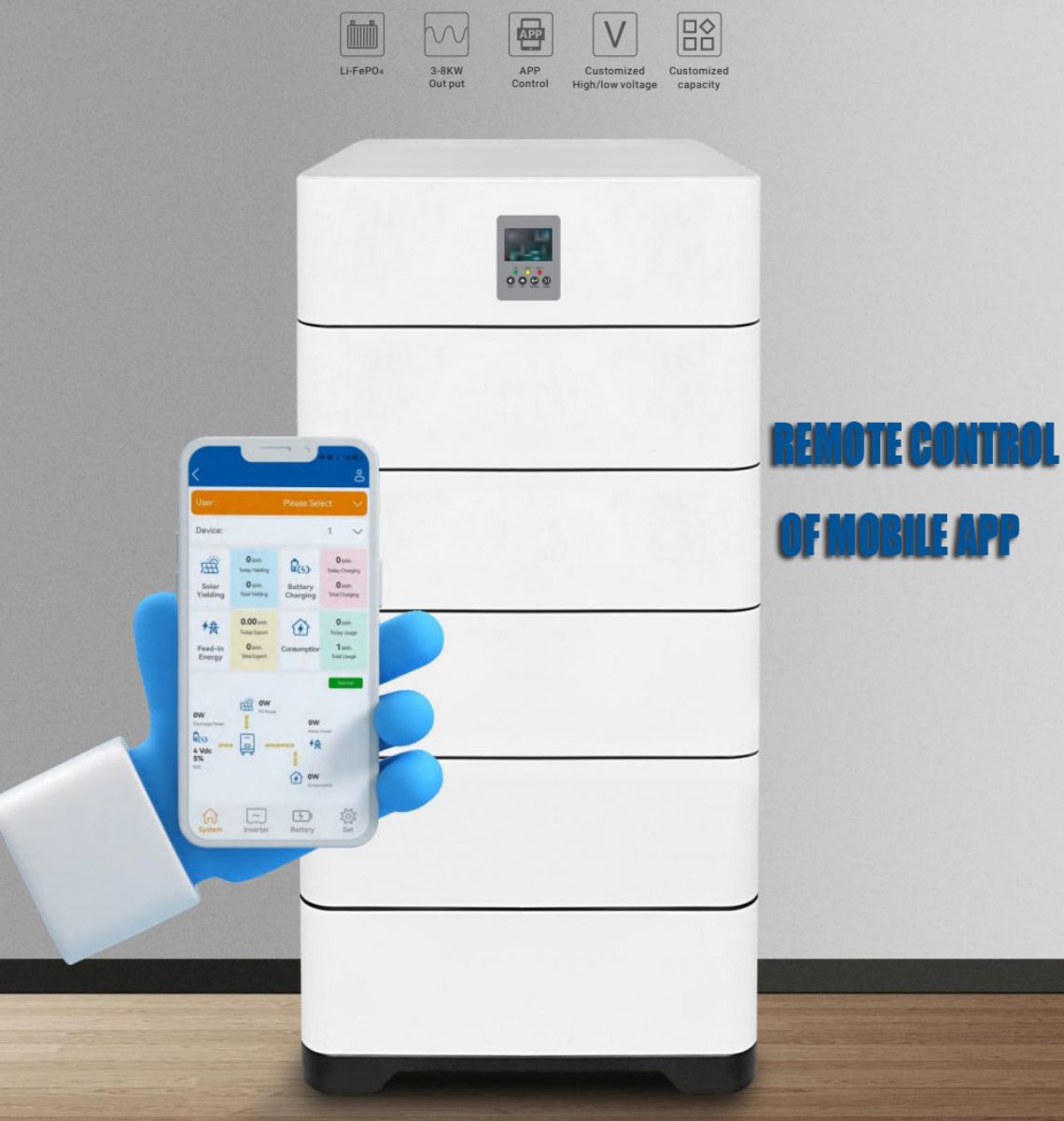 Stack Lithium Battery Energy Storage System