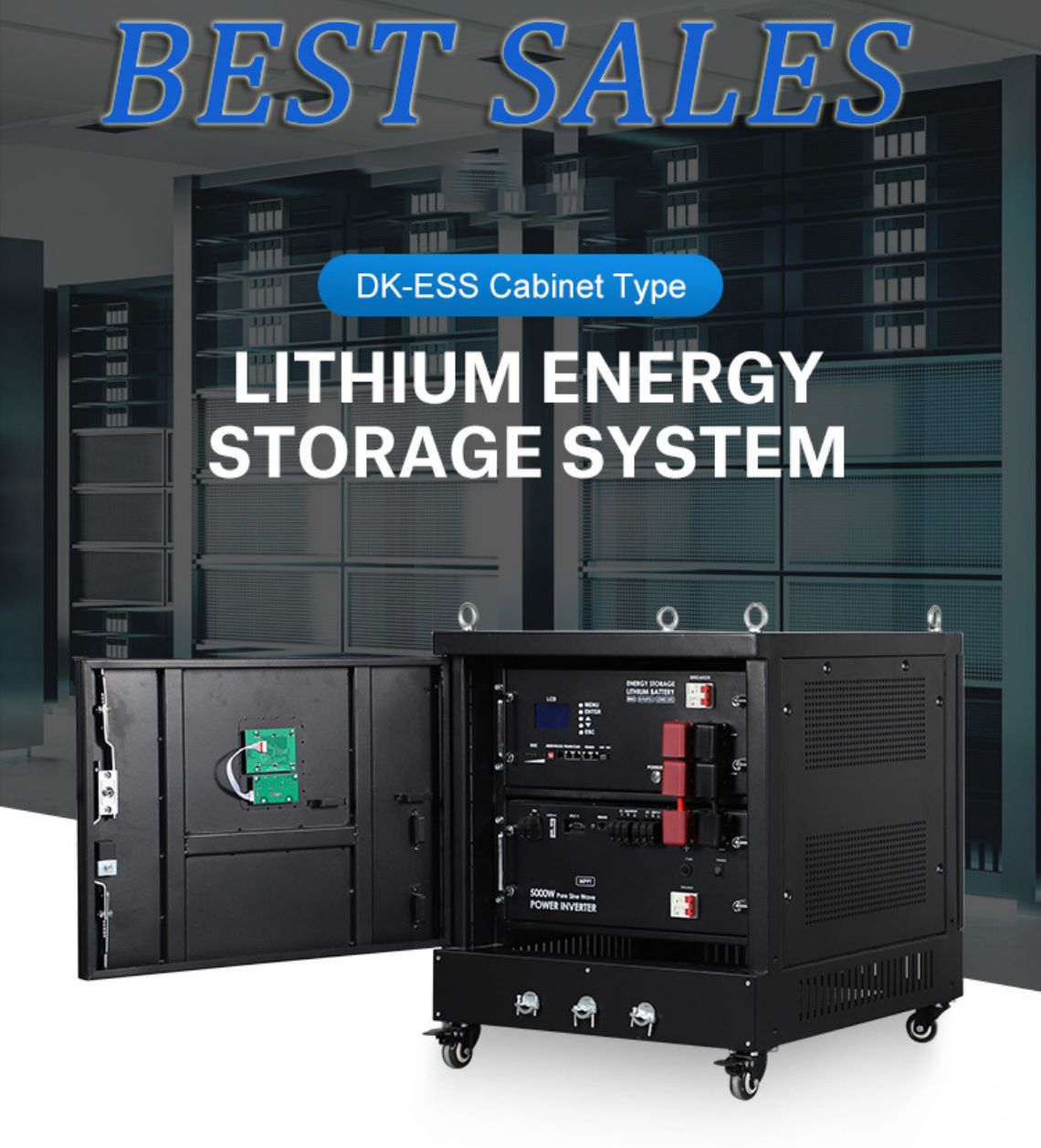 Ibhethri ye-Rack/Cabinet Energy Storage Lithium