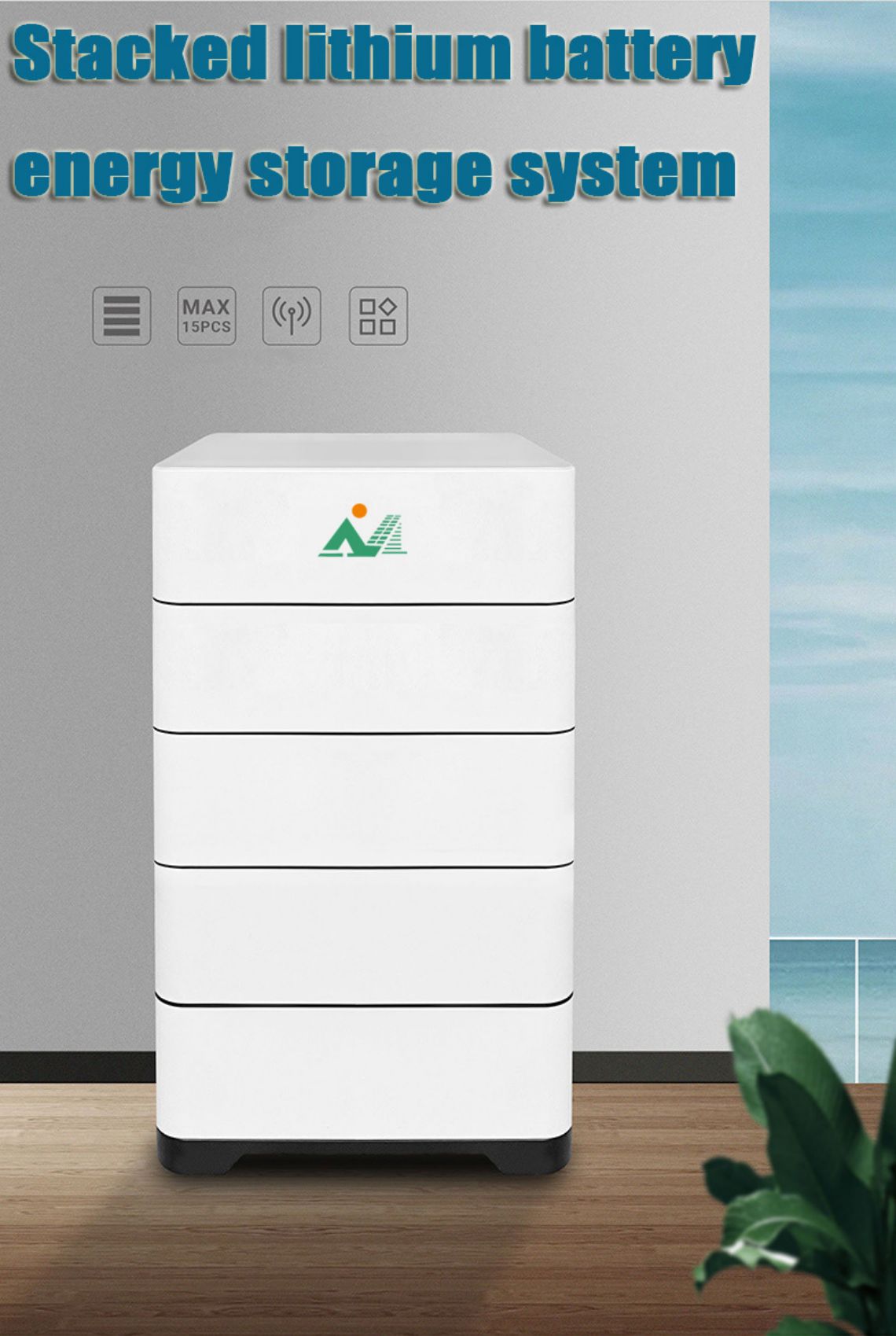 Stack Lithium Batterij Energy Storage System