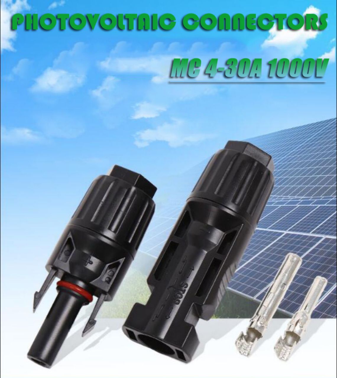 conector solar fotovoltaico