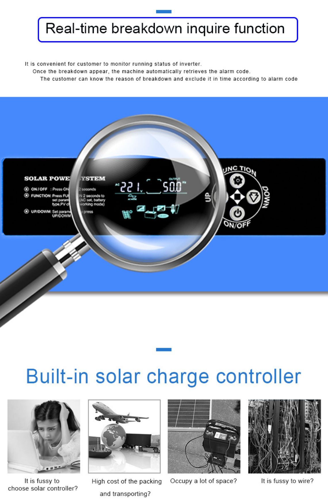 Hybrid inverter solenergi inverter