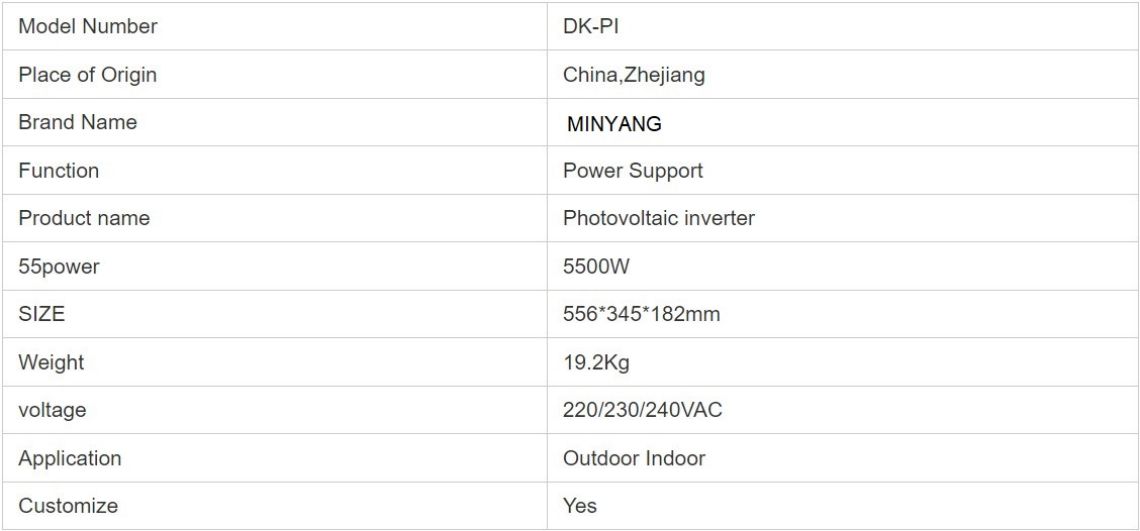 Hybrid inverter solenergi inverter