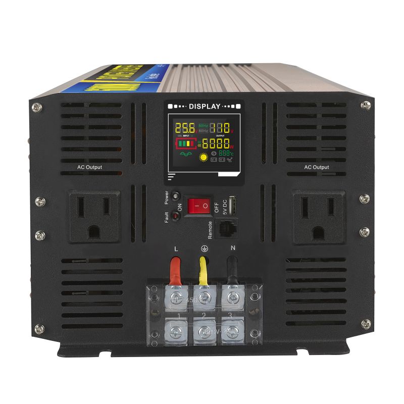 High-capacity SGPE-6000W 24/48/96V Intelligent DC/AC power inverter Modified sine wave inverter Featured Image