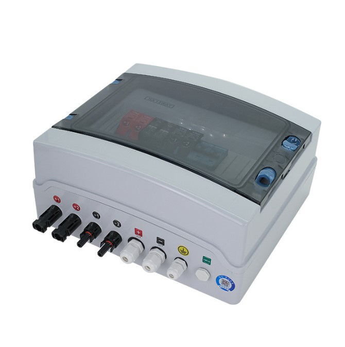 Solar dc combiner box