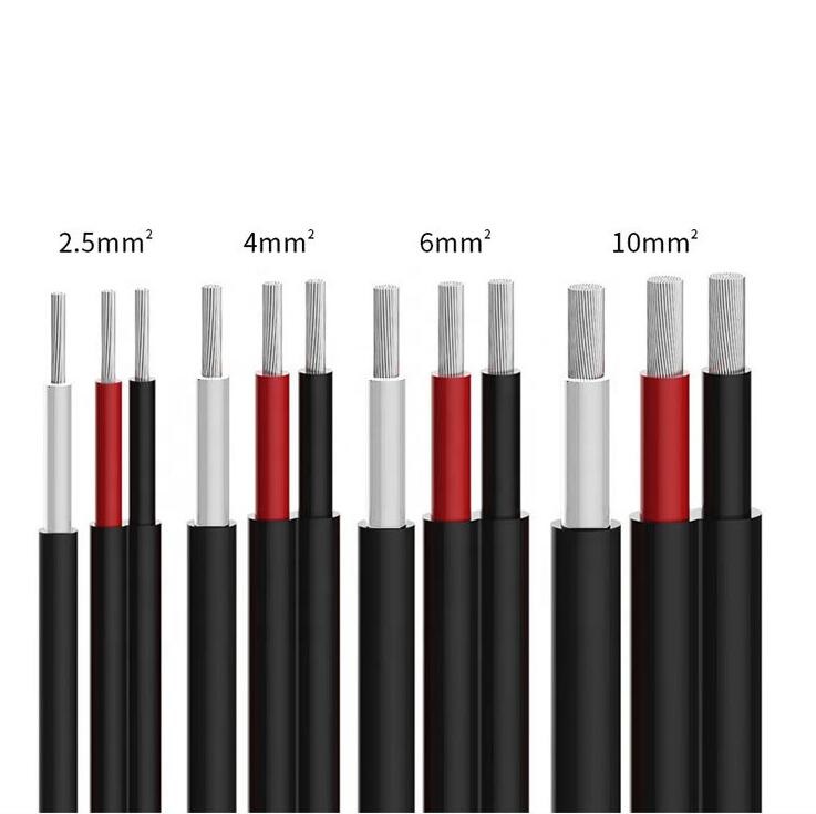 Cable manufacturer 1.5-35mm2 1000V 1500V pv cable 6mm2 cable for solar panel