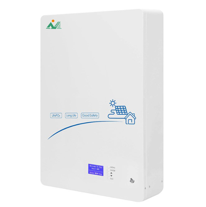 Hot selling DKM-48V 51.2V 50Ah 100Ah 200Ah Wall mounted household energy storage lithium battery
