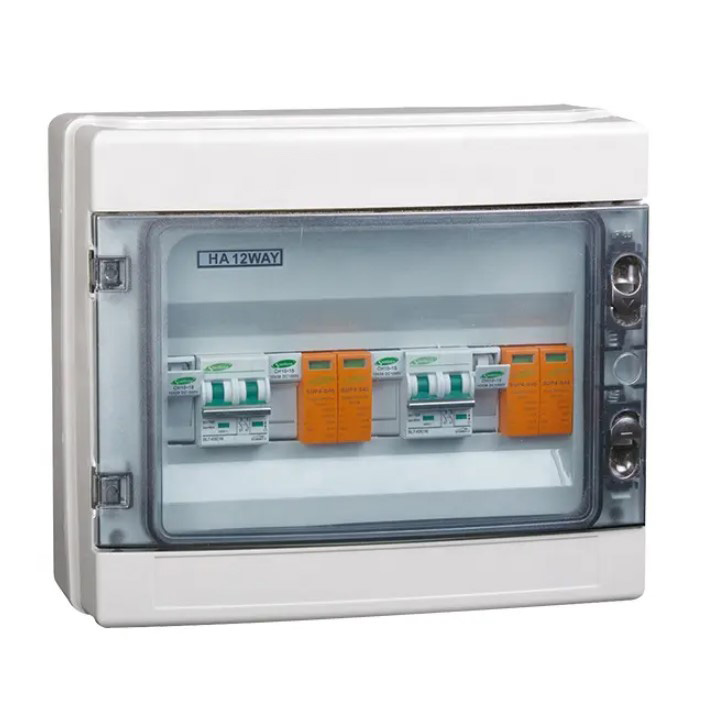 Solar dc combiner box