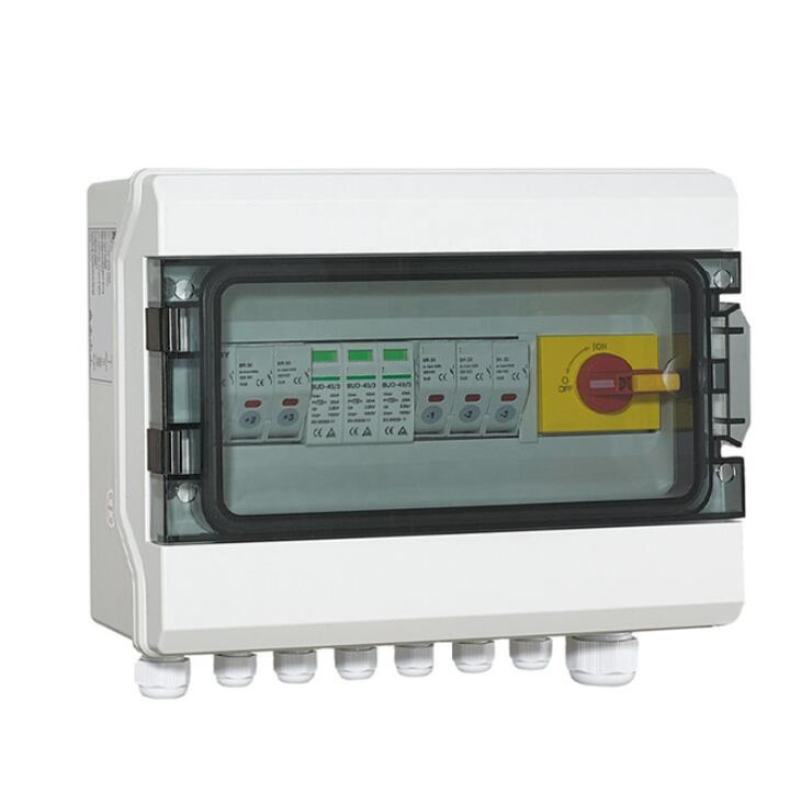 Solar dc combiner box