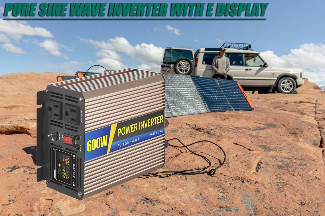 Pure sine wave inverter with charger Intelligent DC/AC power inverter