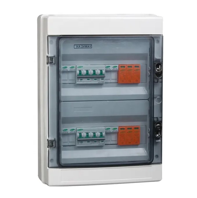 Solar dc combiner box