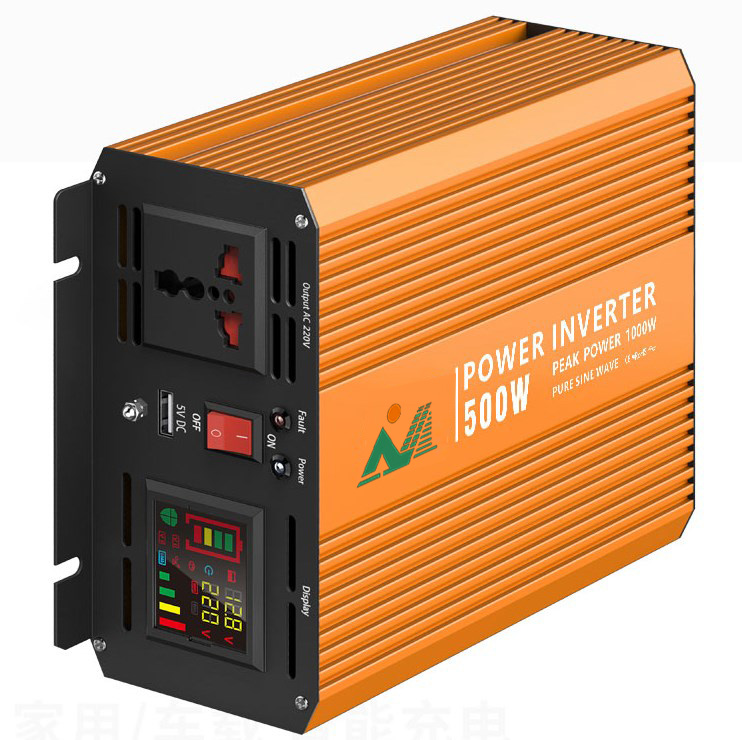 China Export SGPE-600W 12-48VDC 110/220VAC Pure sine wave inverter with charger Intelligent DC/AC power inverter