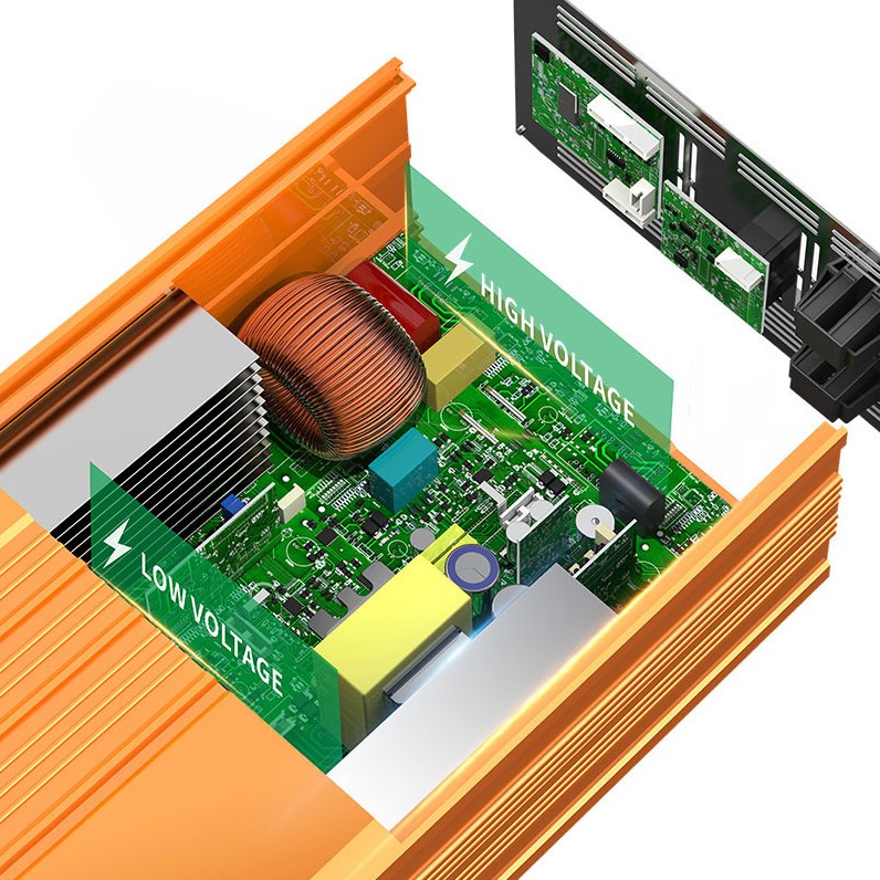 Fast shipping SGPE-1000W High Frequency Inverter 12V 220V Solar Inverter Battery Charger 1000W Pure sine wave inverter