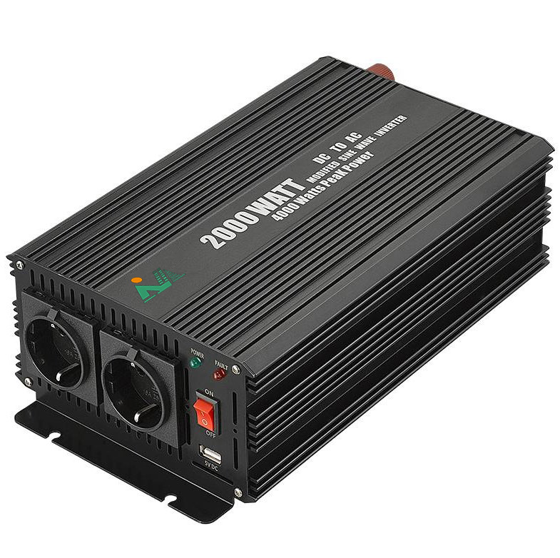 SGM-2000W 12V 24V 48V High Frequency off Grid DC/AC Modified Sine Wave Inverter Correction wave inverter