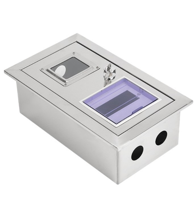 Stainless steel electric meter box