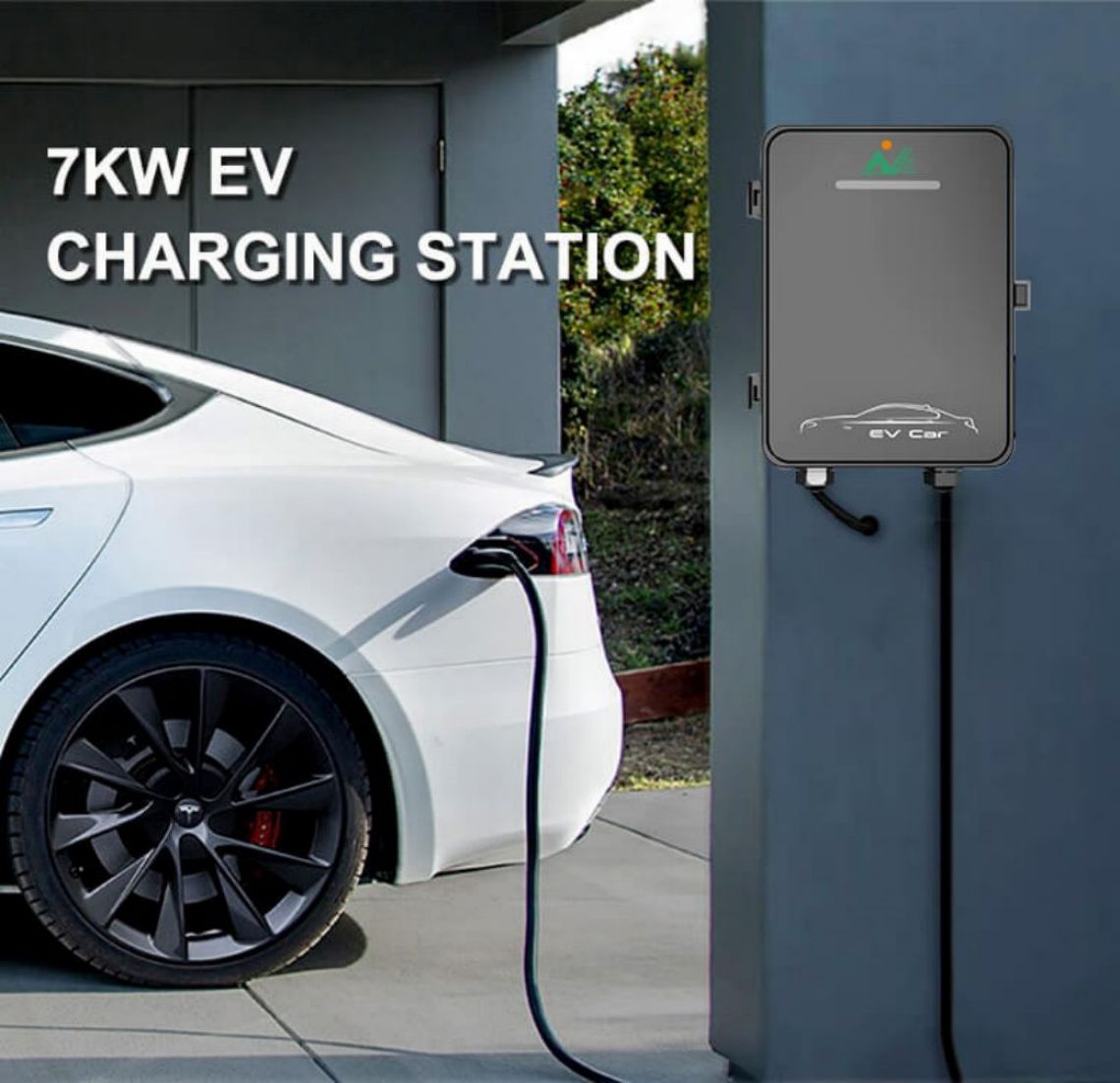 Floor mounted EV Power Station electric car AC fast Charging Station