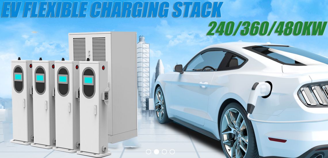electric vehicle flexible charging stack