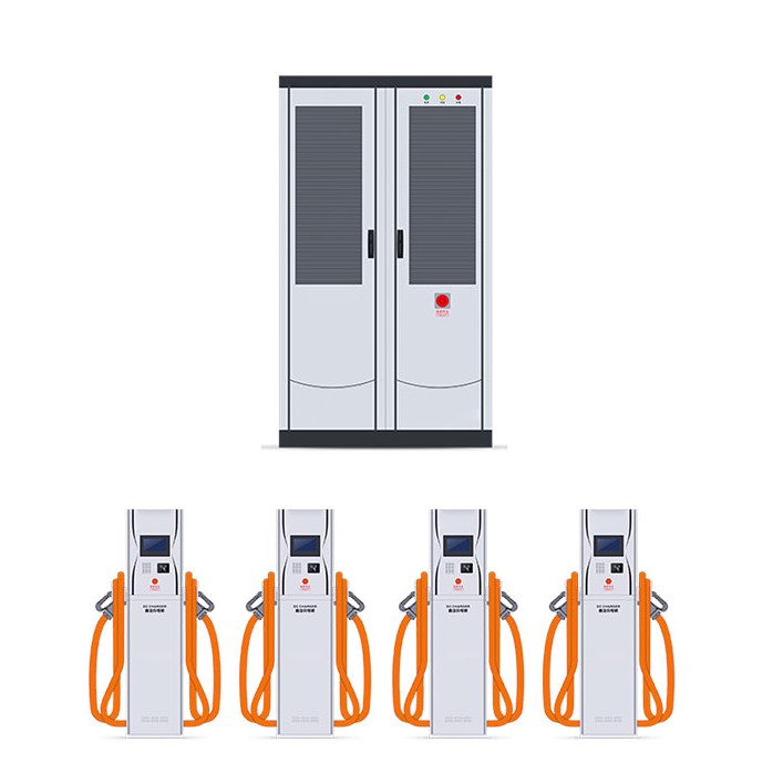 Low price hot sale DC-360KW 200-750V 0-1080A split type new energy electric vehicle flexible charging stack