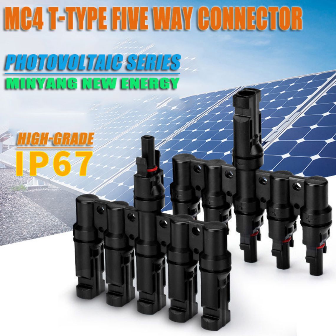 Solar MC4 branch connector