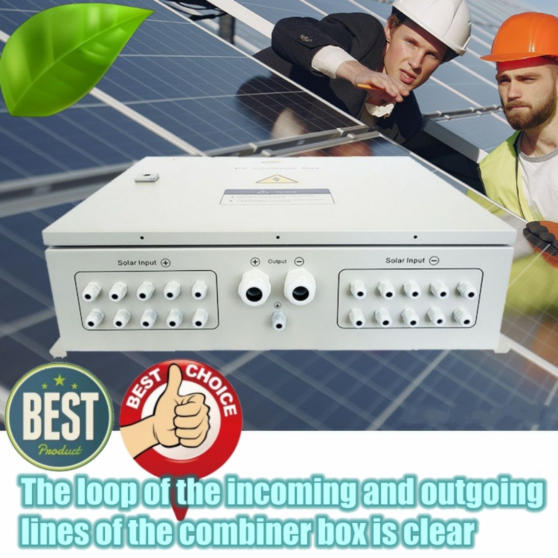 solar photovoltaic DC combiner box