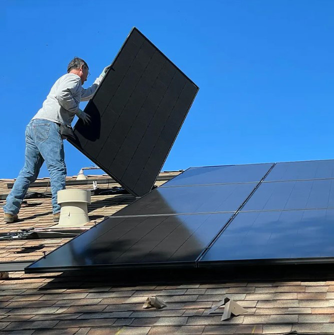 New product RM-440W 108cell N-TOPCon Full black monocrystalline module solar panel system for home