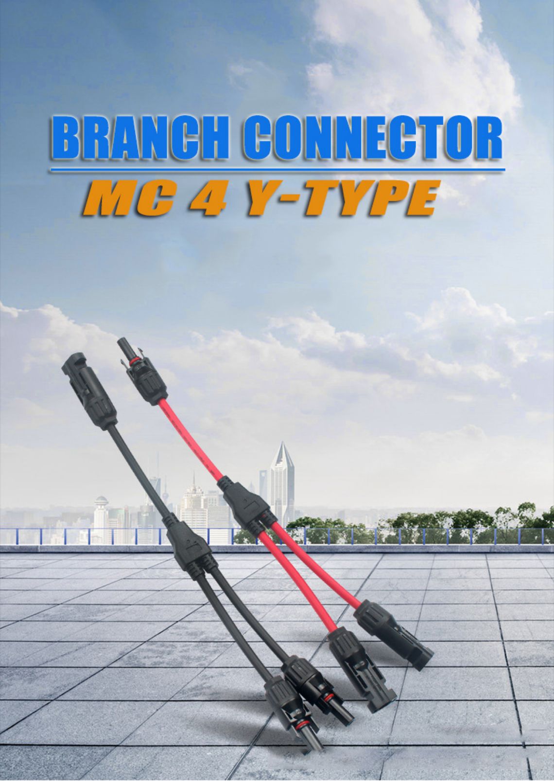 Y-type MC4 connector 